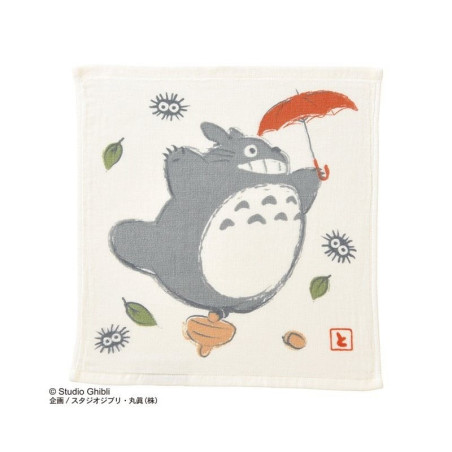 Household linen - Imabari Mini Towel Big Totoro Umbrella 34X36 cm - My Neighbor Totoro