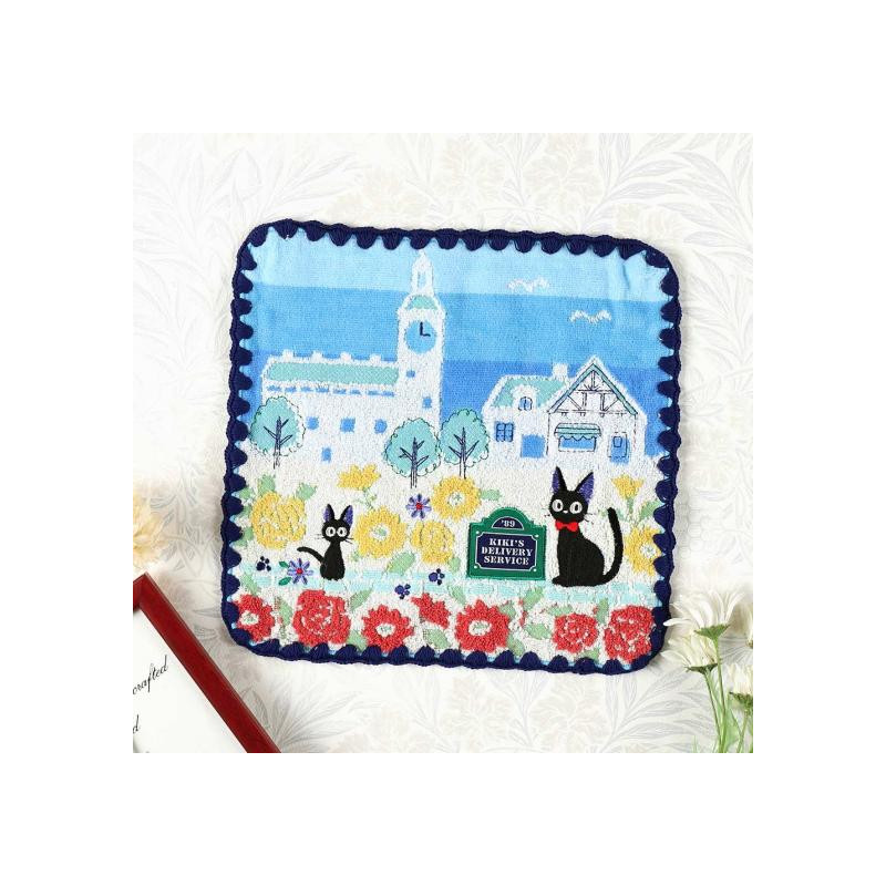 Household linen - Mini Towel Streets of Paris 25x25 cm - Kiki's Delivery Service