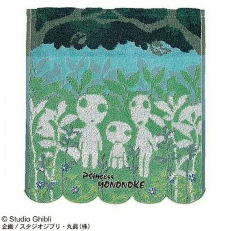Household linen - Mini Towel Kodama 34x36 cm - Princess Mononoke