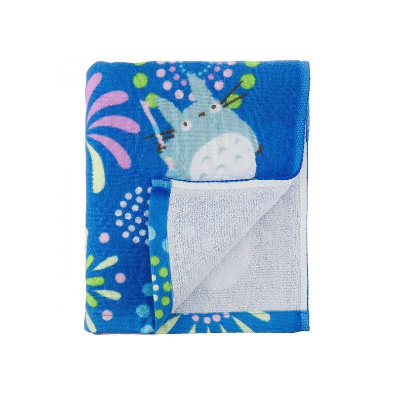 Linge de maison - Serviette Imabari Totoro Feux d'artifice 34x80 cm - Mon Voisin Totoro