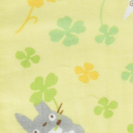 Linge de maison - Serviette Imabari Totoro Trèfle 34x80 cm - Mon Voisin Totoro