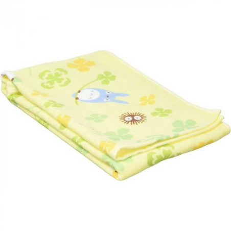 Linge de maison - Serviette Imabari Totoro Trèfle 34x80 cm - Mon Voisin Totoro