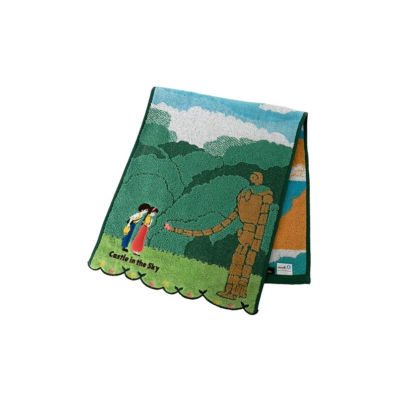 Linge de maison - Serviette Robot Jardinier 34x80 cm - Le Château dans le ciel