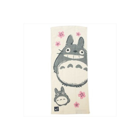 Linge de maison - Serviette Imabari Totoro Sakura 34x80 cm - Mon Voisin Totoro
