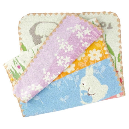 Linge de maison - Serviette Totoro Fleurs Sauvages 34x80 cm - Mon Voisin Totoro