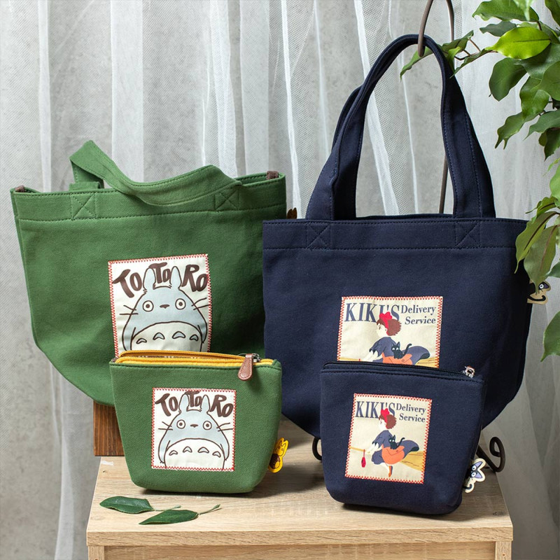 Tote bag Totoro Autumn Green - My Neighbor Totoro