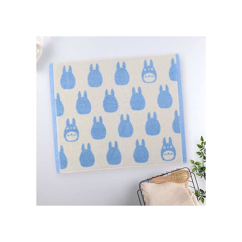 Linge de maison - Tapis de Bain Silhouette Totoro Bleu 50x60 cm - Mon Voisin Totoro