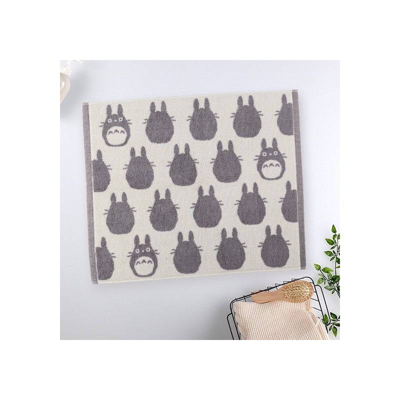 Ropa de hogar - Alfombra de baño Silueta Totoro Gris 50x60 cm - Mi vecino Totoro