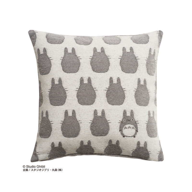 Mobilier - Coussin Silhouette Totoro Gris - Mon Voisin Totoro