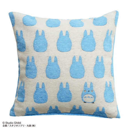 Mobilier - Coussin Silhouette Totoro Bleu - Mon Voisin Totoro