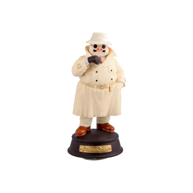 Music Box Marco in trench coat - Porco Rosso