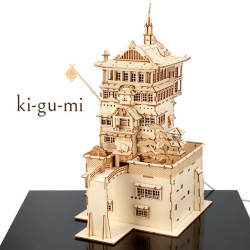 Wood Model Kigumi Tiger Moth - Castle in the Sky