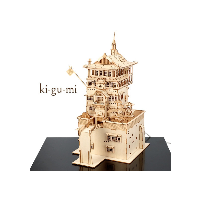 Models - Wooden Craft Kit Kigumi Aburaya - Spirited Away