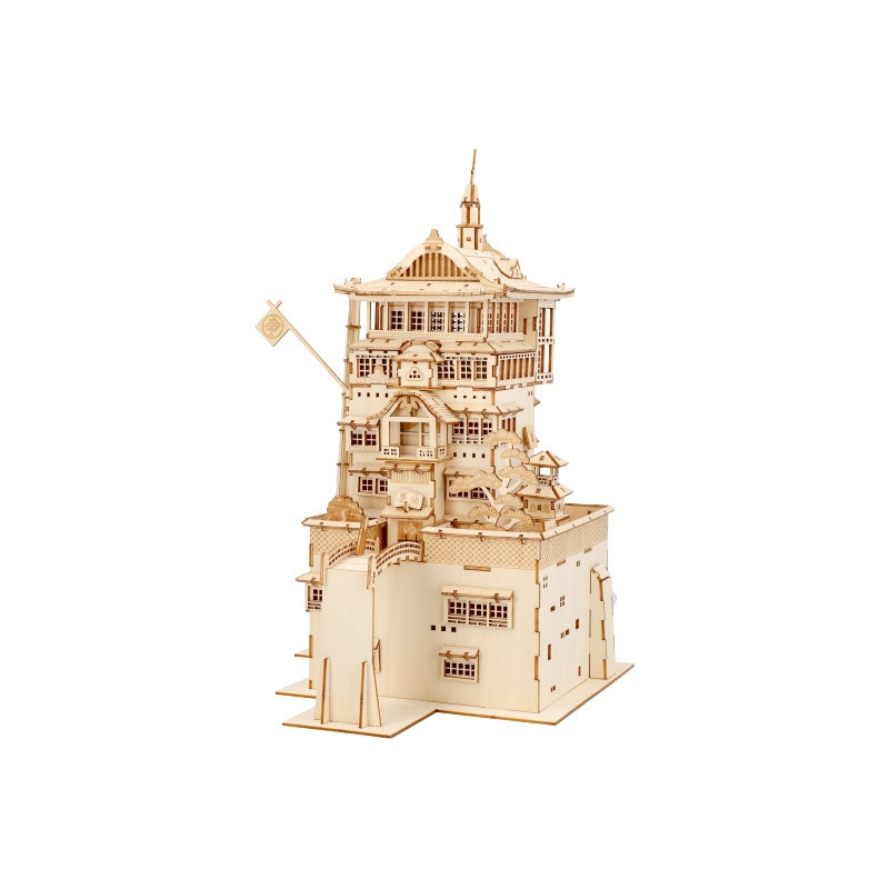 Models - Wooden Craft Kit Kigumi Aburaya - Spirited Away