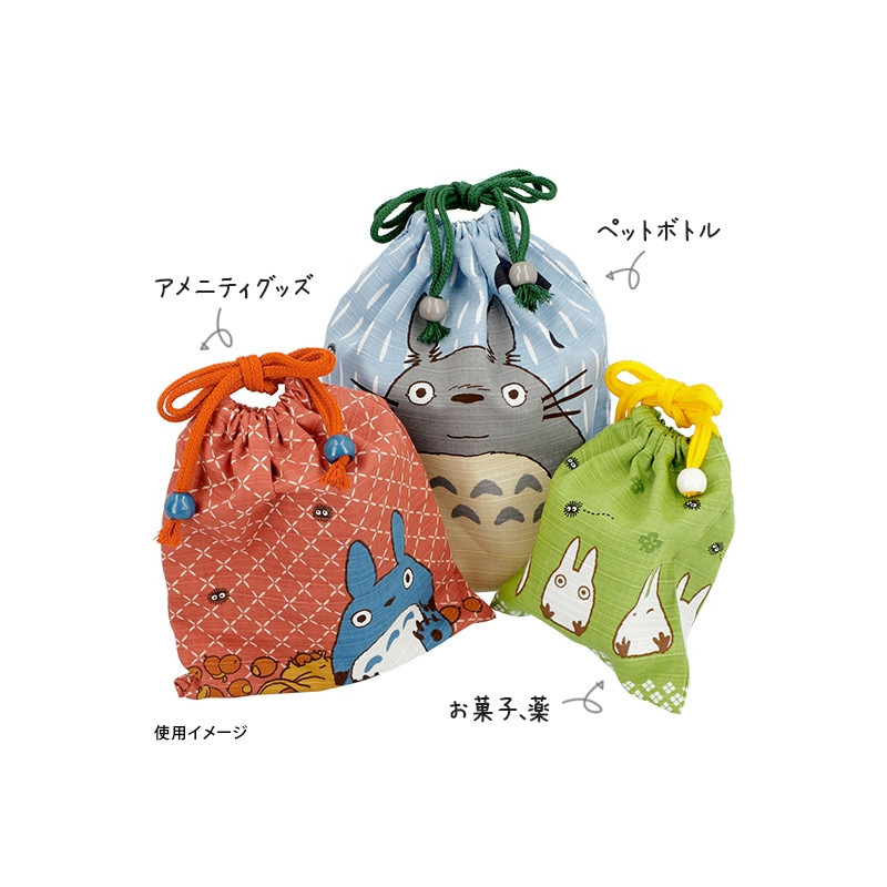 Bolsos - Totoro Bolsa de tela naranja Azul - Mi vecino Totoro