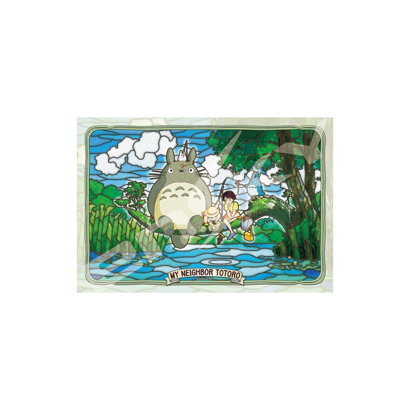 Puzzles - Puzzle Vitrail 300P Totoro Pêche - Mon Voisin Totoro
