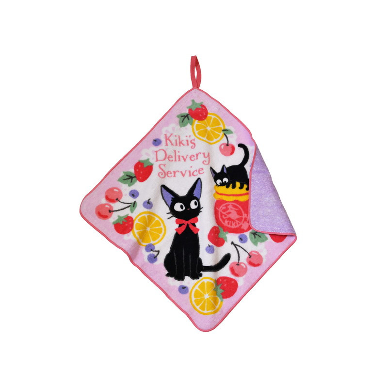 Linge de maison - Serviette à passant Jiji Confitures fruits - Kiki la petite sorcière
