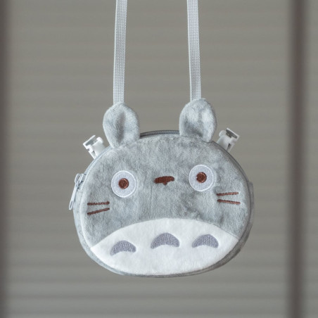 Bags - Totoro Plush Pouch 12,5 x 15,5 x 2 cm - My Neighbor Totoro