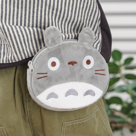 Bags - Totoro Plush Pouch 12,5 x 15,5 x 2 cm - My Neighbor Totoro