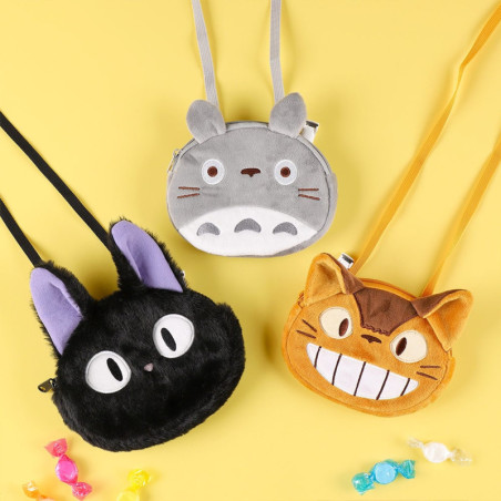 Bags - Totoro Plush Pouch 12,5 x 15,5 x 2 cm - My Neighbor Totoro