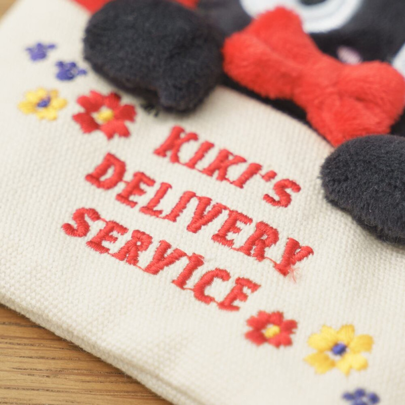 Mascot Pocket Pouch Jiji 17 x 12 cm - Kiki's Delivery Service