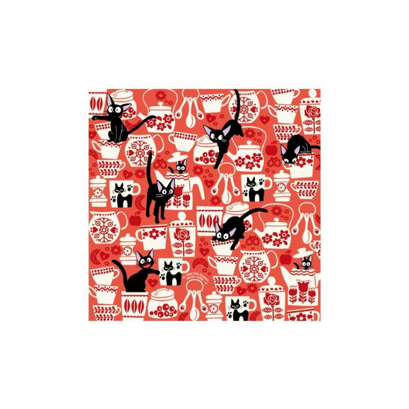 Origami - Chiyogami Paper Jiji & Flowers - Kiki's Delivery Service