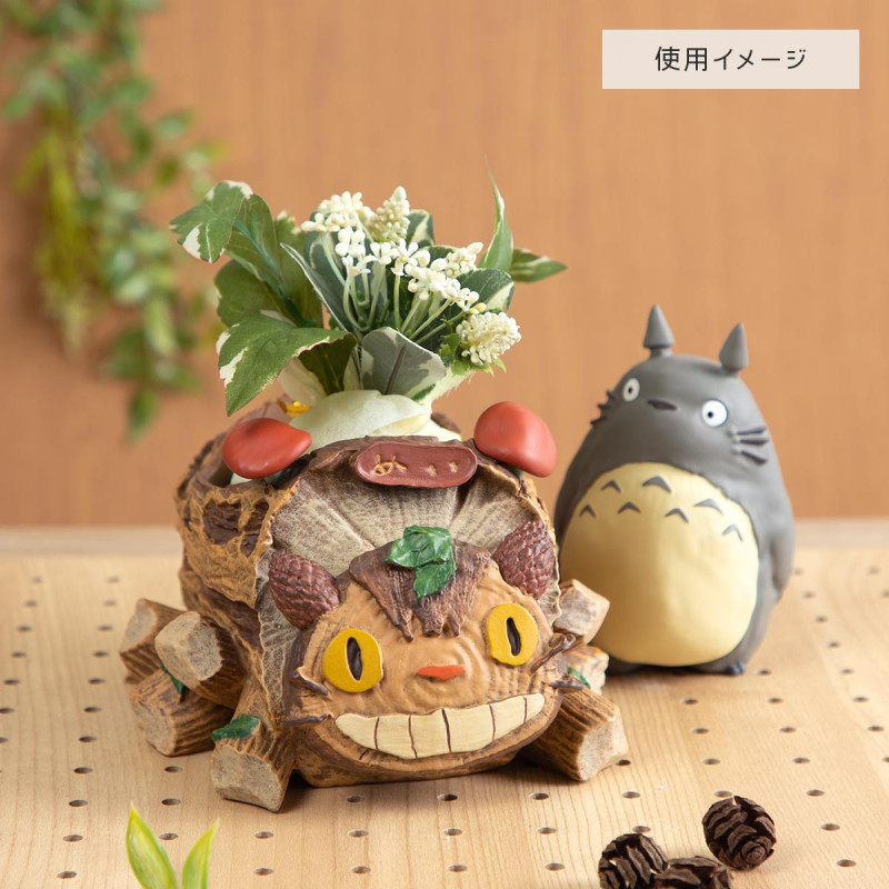 Big Totoro & Catbus wagon Planter - My Neighbor Totoro