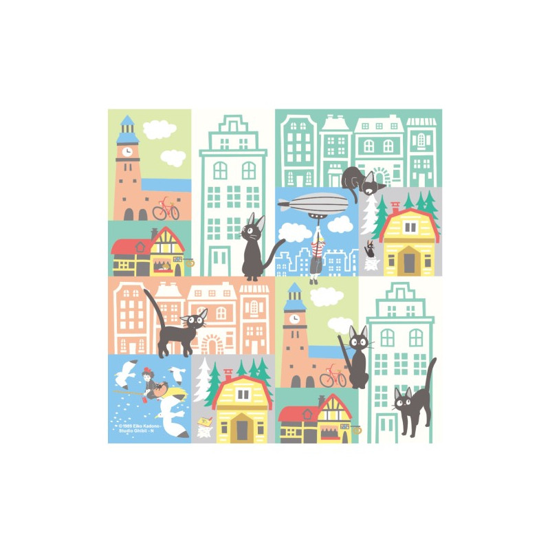 Origami - Papier Chiyogami 2024 - Kiki la petite sorcière