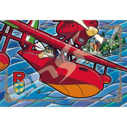 Jigsaw Puzzles - Stained glass Puzzle 300P Adriatic Sea - Porco Rosso