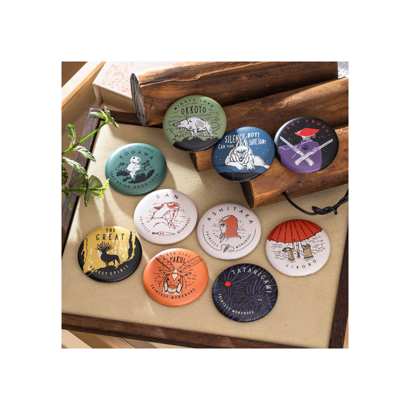Chapas - Insignia vintage misteriosa - La princesa Mononoke