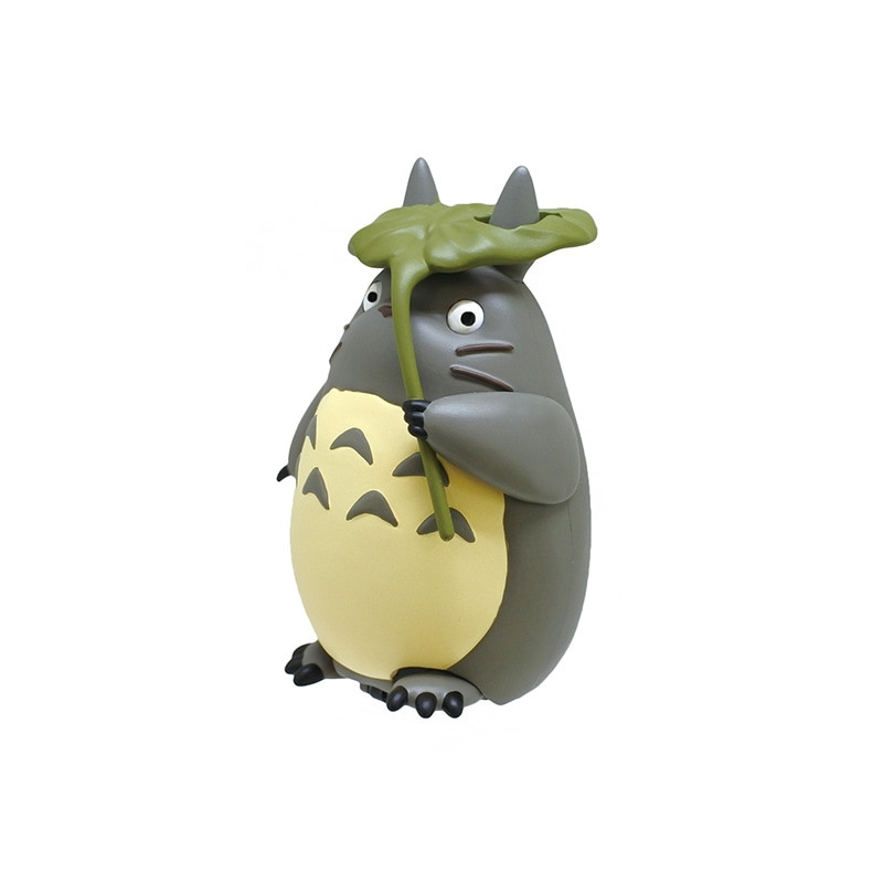 Pull Back Figurine Totoro with leaf - My Neighbour Totoro