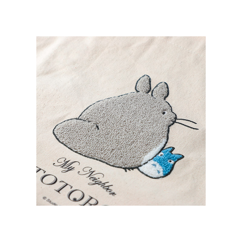 Sacs - Tote bag brodé Totoro s'en va - Mon Voisin Totoro