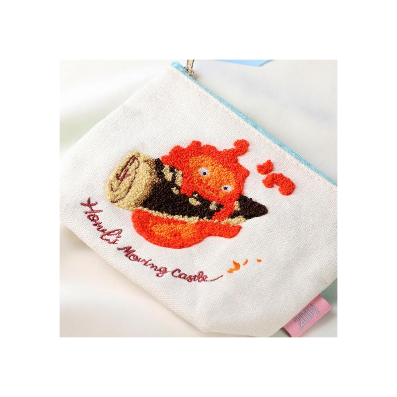 Storage - Embroidery pouch Calcifer - Howl's Moving Castle