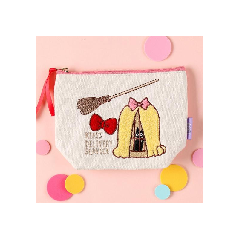 Classement - Trousse brodée Jiji en cage - Kiki la petite sorcière