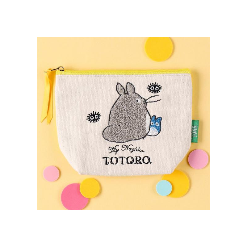 Storage - Embroidery pouch Big and Medium Totoro - My Neighbor Totoro
