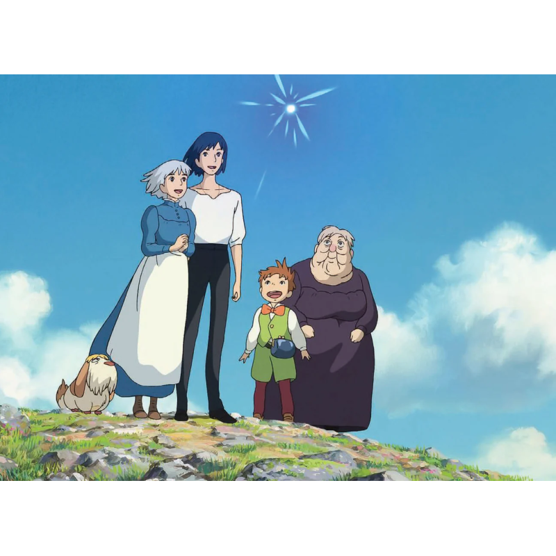 Postales y papel de cartas - Colección de 30 postales - El castillo ambulante