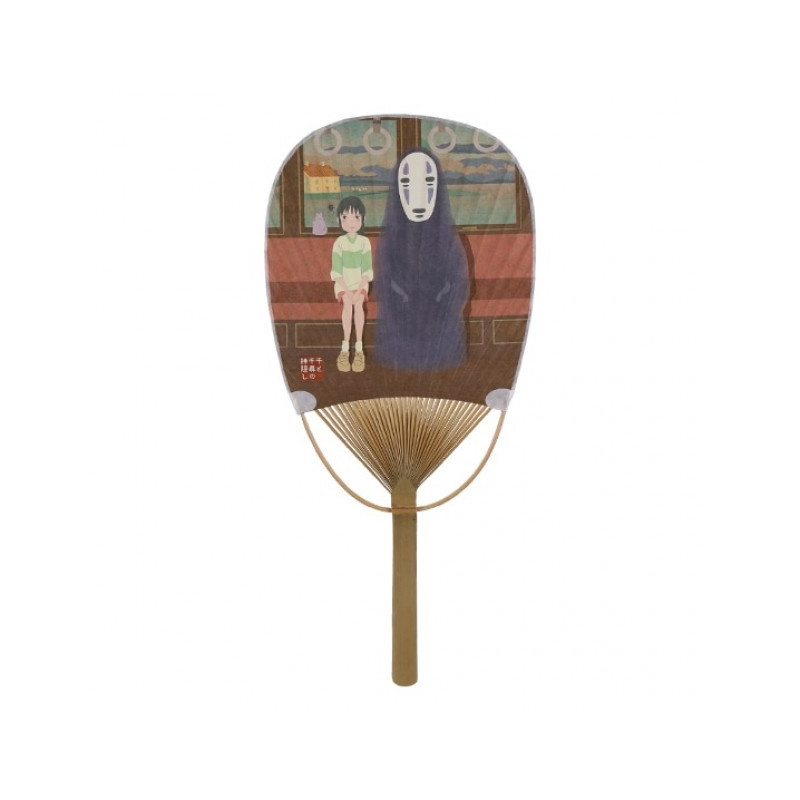 Accessories - Bamboo Fan Chihiro & No Face on the train - Spirited Away