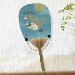 その他 Chihiro Bamboo Fan Chihiro & No Face - Spirited Away