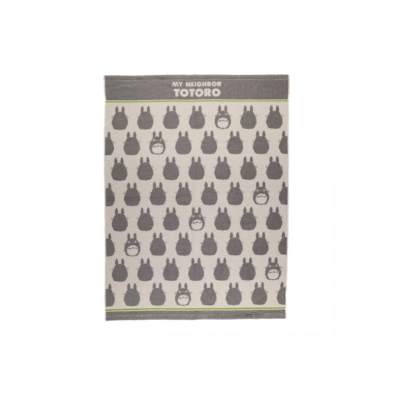 Linge de maison - Couverture de sieste Totoro Gris 85x115 cm - Mon Voisin Totoro