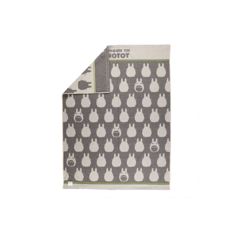 Linge de maison - Couverture de sieste Totoro Gris 85x115 cm - Mon Voisin Totoro