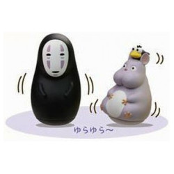 Juguetes - Figuritas Culbuto Sin Cara & Boh Mouse - El viaje de Chihiro