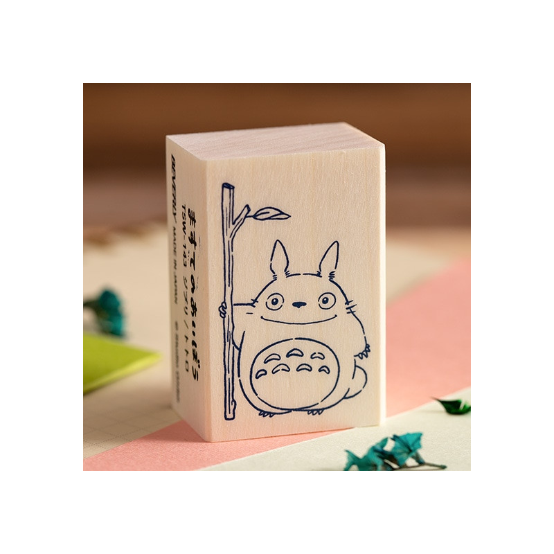 Petit matériel - Tampon en bois Totoro - Mon Voisin Totoro