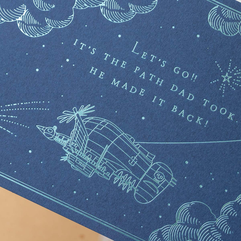 Postcards and Letter papers - Greeting cards - Castle in the Sky