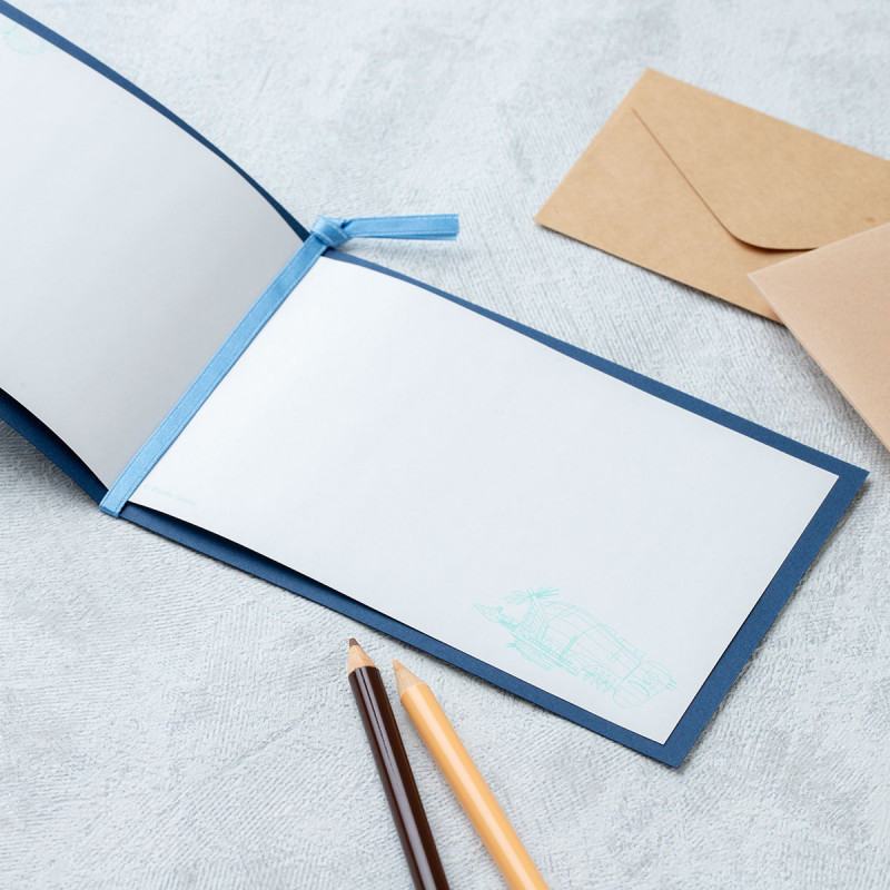 Postcards and Letter papers - Greeting cards - Castle in the Sky