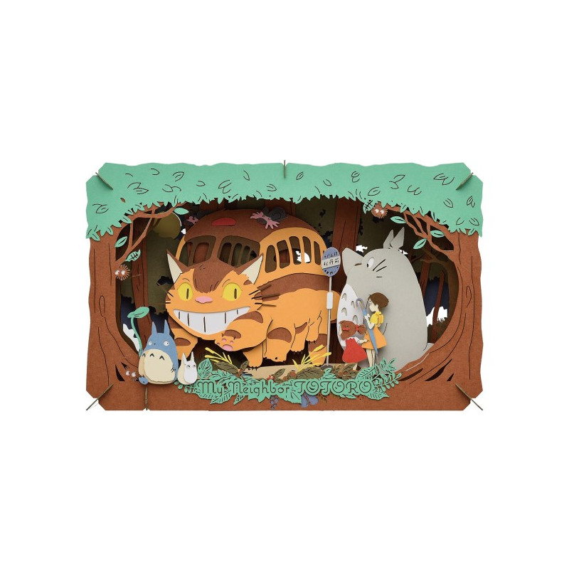 Paper Theaters - Paper Theater Catbus’ arrival - My Neighbour Totoro