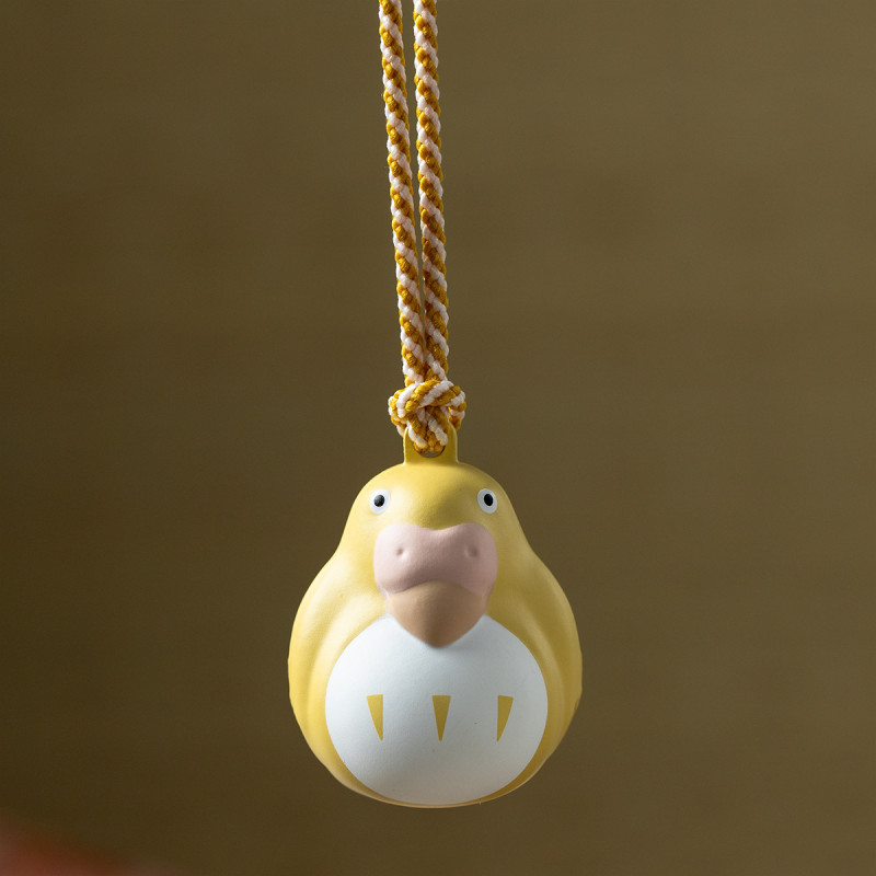 Straps - Strap Netsuke Yellow Parakeet Ring Bell - The Boy and the Heron