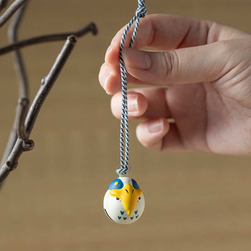 Straps - Strap Netsuke Yellow Parakeet Ring Bell - The Boy and the Heron