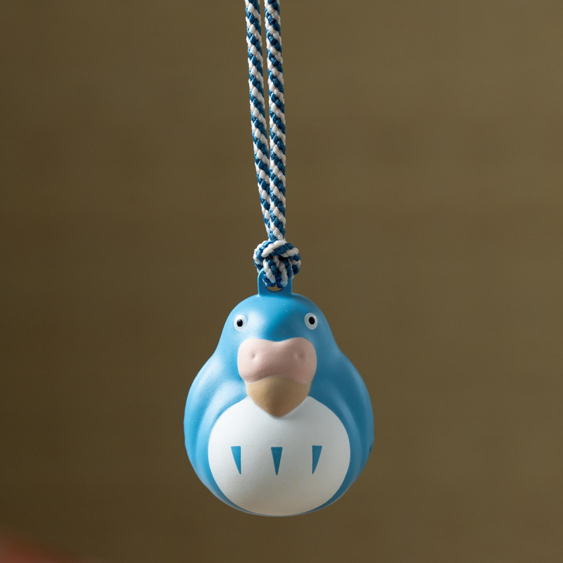 Straps - Strap Netsuke Blue Parakeet Ring Bell - The Boy and the Heron