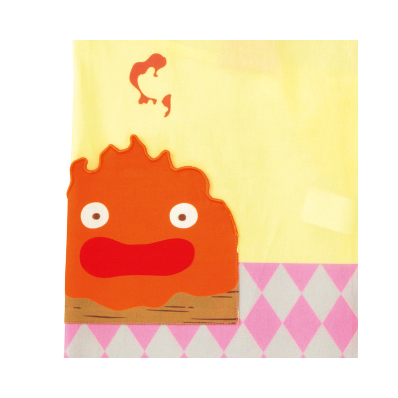 Kitchen and tableware - Calcifer & Flower Apron 85x100 cm - Howl’s Moving Castle