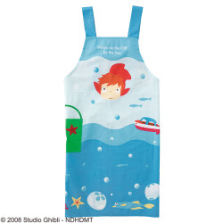 Kitchen and tableware - Ponyo under the sea Apron 85x100 cm - Ponyo on the Cliff